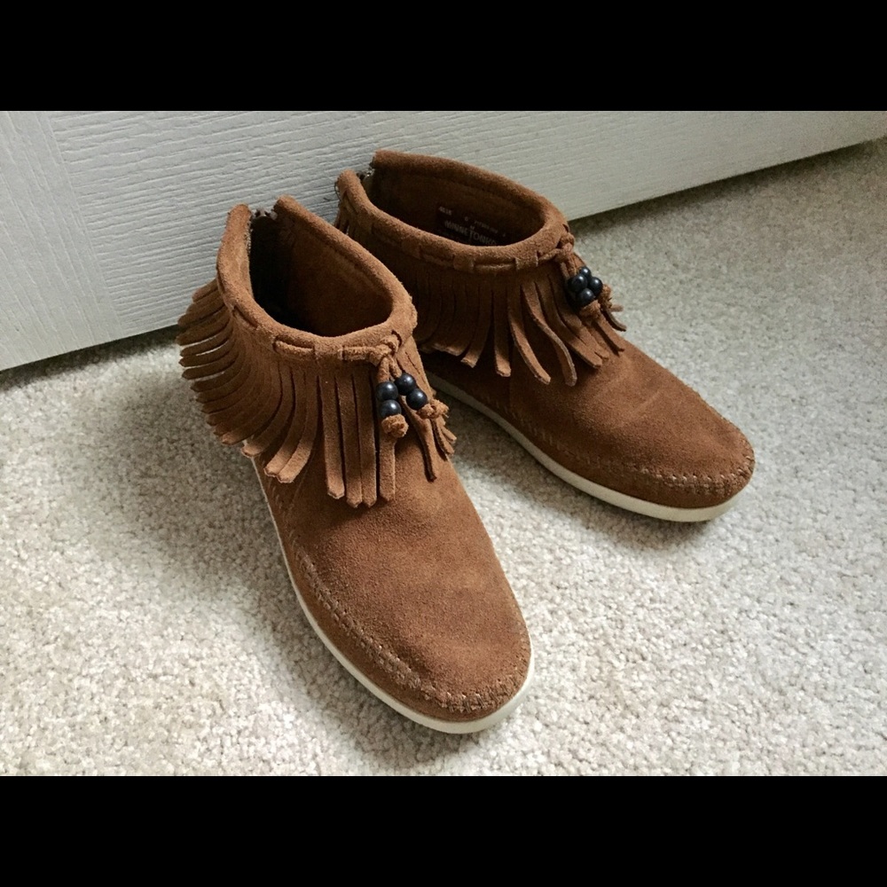 Minnetonka Fringe Booties